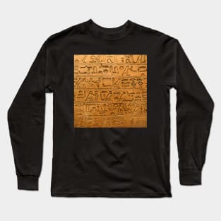 Egyptian hieroglyphics Long Sleeve T-Shirt